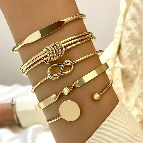 Gold bangles
