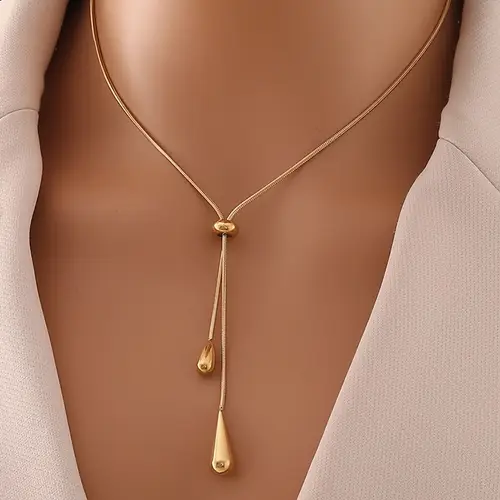 Golden Drop Necklace